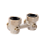 картинка Узел нижнего подключения, MVI, Premium, угловой H-образный, 3/4" x 3/4", Н ЕК-НГ ЕК, для двухтрубных систем шарового типа, материал-латунь никелированная от магазина Сантехстрой