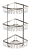 картинка Полка решетка угловая тройная Savol (S-L5854-3) от магазина Сантехстрой