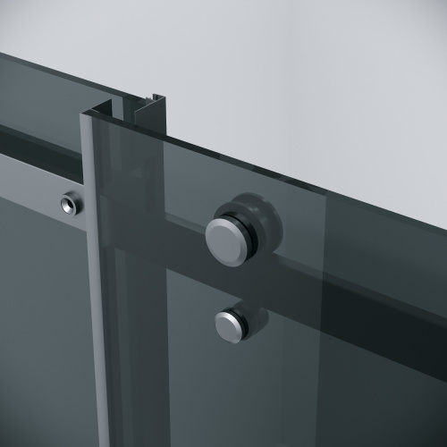 картинка Душ.ограждение 120.K33.04.1390.21.10 Classic (130*90*195) черный матовый, стекло тонированное, 2 мес от магазина Сантехстрой