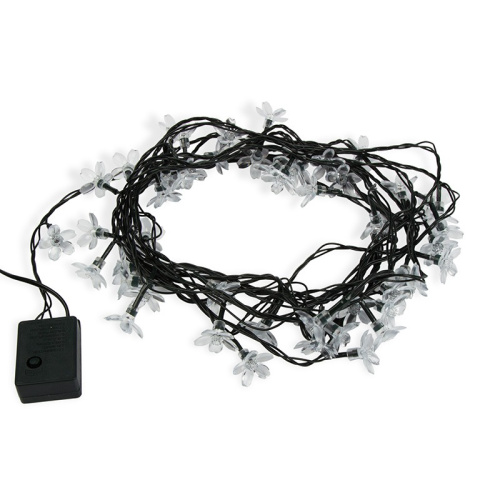 картинка Гирлянда светодиодная Цветы Сакуры 50 LED РОЗОВЫЕ 7 метров с контроллером от магазина Сантехстрой