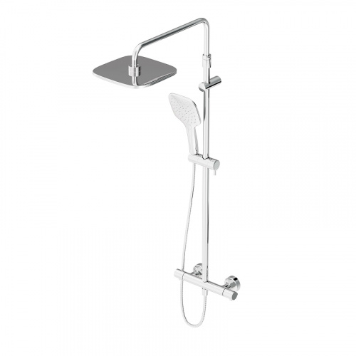 картинка DX218092000 Option, душевая система с ТМС для душа: верхний душ 230*230мм, ручной душ 120мм, 3 режим от магазина Сантехстрой