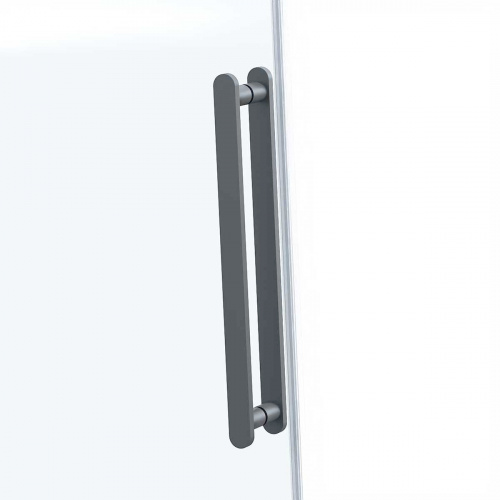 картинка Душевая дверь Como Soft VDS-1CS120CLGM, 1200, вороненая сталь, стекло прозрачное от магазина Сантехстрой