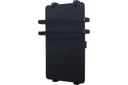 картинка Полотенцесушитель электрический ALLEN BRAU INFINITY, стекло 600x440мм, черный матовый 8.21000.31 321127 00321127 от магазина Сантехстрой