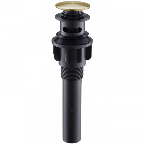 картинка Донный клапан BelBagno BB-PCU-03-BORO click-clack Брашированное золото от магазина Сантехстрой