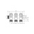 картинка Коллектор универсальный TECE с запорными вентилями, стандартная латунь 1" х 3/4" Евроконус 2 контура, 8730010 от магазина Сантехстрой