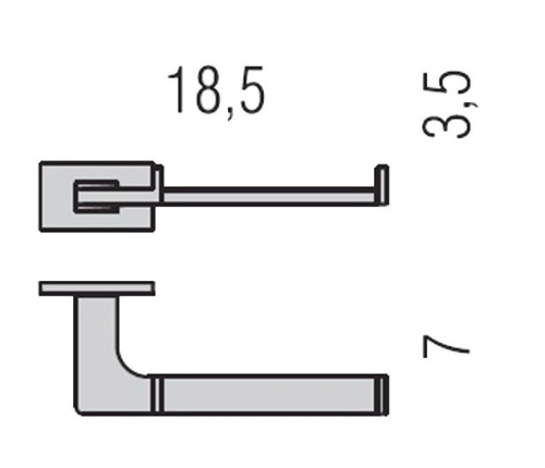 картинка Colombo Look Держатель туалетной бумаги, цвет: хром от магазина Сантехстрой