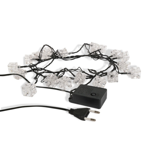 картинка Гирлянда светодиодная Кубики 20 LED МУЛЬТИКОЛОР 2,8 метра с контроллером от магазина Сантехстрой