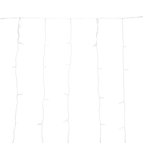 картинка Гирлянда Дождь светодиодный 2х1,5м,  эффект мерцания,  прозрачный провод,  IP44, 230В,  диоды ТЕПЛЫЕ БЕЛЫЕ,  150LED NEON-NIGHT от магазина Сантехстрой