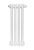 картинка Стальной трубчатый радиатор отопления IRSAP TESI 30565 4 секций БЕЛЫЙ боковое подключение от магазина Сантехстрой
