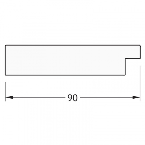 картинка Зеркало Evoform Definite 120х70 BY 3216 в багетной раме - Бронзовая лава 90 мм от магазина Сантехстрой