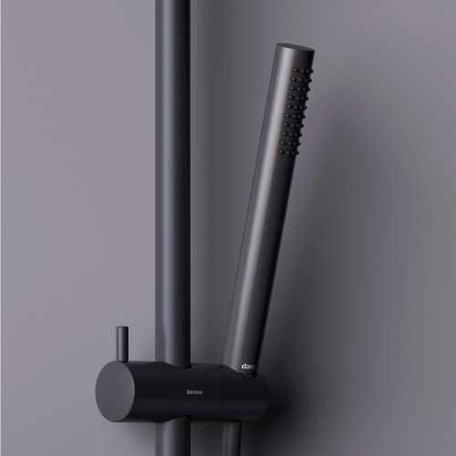 картинка 936810300 Scandinavian Pure душевая система с ванно  душевым ТМС смесителем, чёрный от магазина Сантехстрой