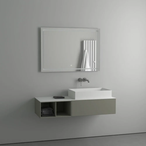 картинка Зеркало Evoform Ledline BY 2437 100х70 от магазина Сантехстрой
