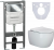 картинка Комплект Ceramica Nova cn3001_1001ch_1000 Белый от магазина Сантехстрой
