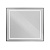 картинка Зеркало BelBagno SPC-KRAFT-900-800-SENS-NERO от магазина Сантехстрой