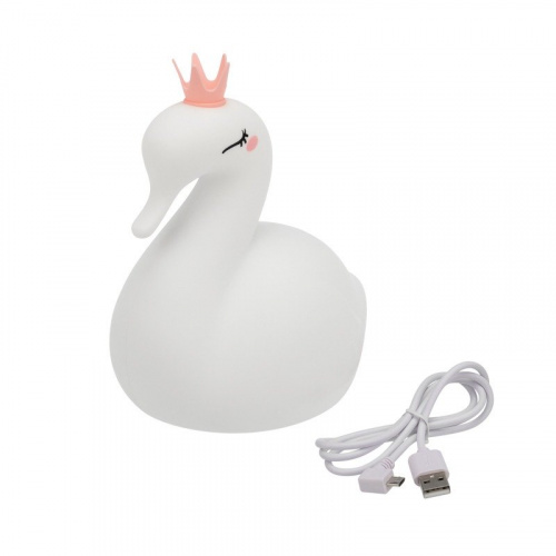 картинка Силиконовый ночник Лебедь NEON-NIGHT от магазина Сантехстрой