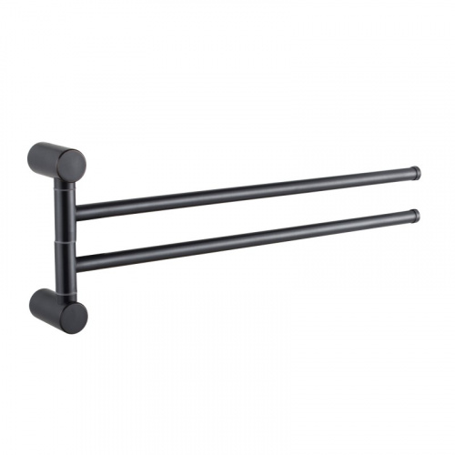 картинка Полотенцедержатель Haiba черный (HB8412-7) от магазина Сантехстрой