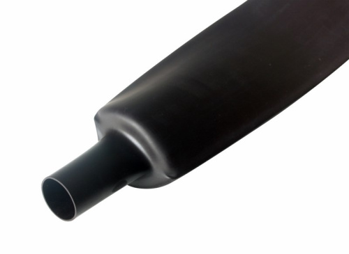 картинка Трубка термоусаживаемая ТУТ нг 50,0/25,0мм,  черная,  упаковка 10 шт.  по 1м REXANT от магазина Сантехстрой