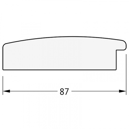 картинка Зеркало Evoform Exclusive 96х66 BY 1181 с фацетом в багетной раме - Травленое золото 87 мм от магазина Сантехстрой