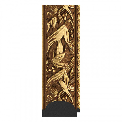 картинка Зеркало Evoform Exclusive-G 124х99 BY 4371 с гравировкой в багетной раме - Византия золото 99 мм от магазина Сантехстрой