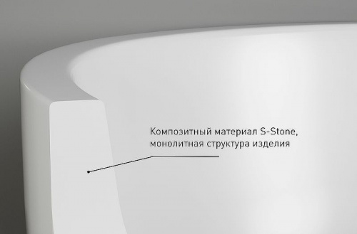картинка Salini OASI Поддон 900х900х30мм, с сифоном, мат-л: S-Stone, матовый, белый. от магазина Сантехстрой
