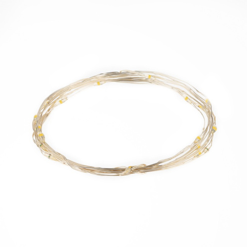 картинка Гирлянда Роса,  2 м,  20 диодов,  цвет голубой,  тонкий батарейный блок от магазина Сантехстрой