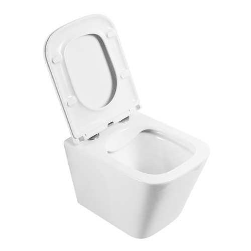 картинка Унитаз подвесной безободковый с сиденьем BelBagno ARDENTE-R BB520CHR/SC от магазина Сантехстрой
