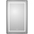 картинка Зеркало BelBagno Kraft 50 SPC-KRAFT-500-800-LED-TCH-WARM-NERO с подсветкой Черное с сенсорным выключателем и подогревом от магазина Сантехстрой