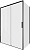 картинка Душевой уголок Aquanet Pleasure Evo 140x80 AE65-140x80-BT профиль черный, прозрачное стекло от магазина Сантехстрой