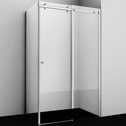 картинка Душевая стенка WasserKRAFT Vils 100 56R10-RP100 профиль Хром стекло прозрачное от магазина Сантехстрой