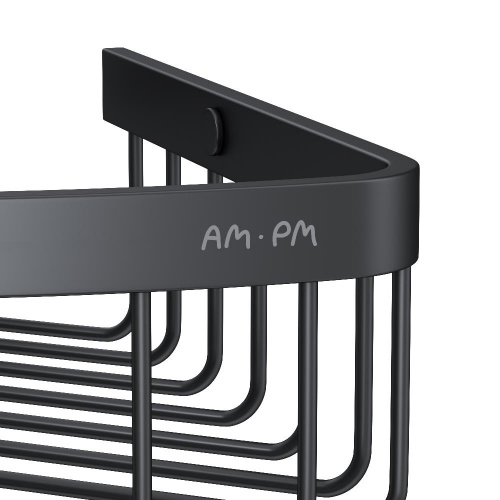 картинка A7452122 Sense L Корзина для душа угловая, черный от магазина Сантехстрой