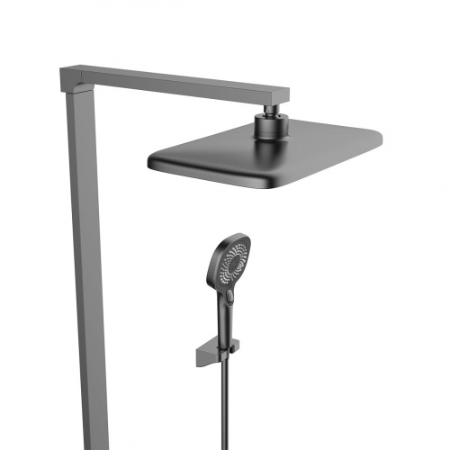 картинка Душевая стойка Inspire VSFS-3I13TGM термостатическая, вороненая сталь от магазина Сантехстрой