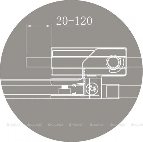 картинка Душевой уголок Cezares Slider 90х90 AH-1-90-80/90-GRIGIO-NERO от магазина Сантехстрой