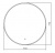 картинка Зеркало AZARIO Плаза D770, c подсветкой и диммером, сенсорный выключатель (ФР-00002131) от магазина Сантехстрой