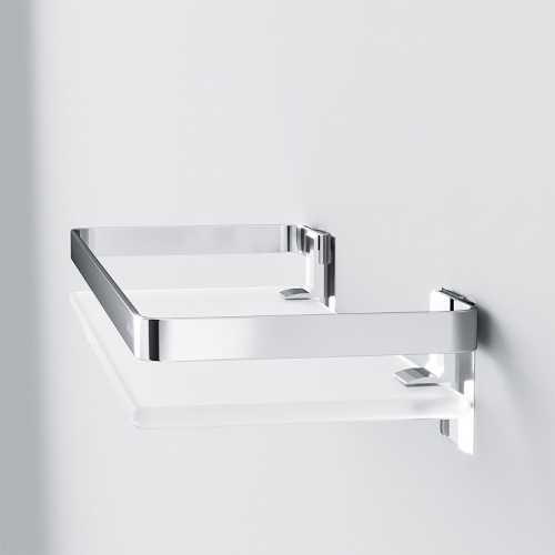 картинка Стеклянная полка AM.PM Sense L A7455100 Серебристая от магазина Сантехстрой