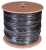 картинка Кабель витая пара F/UTP,  CAT 5e, PE,  4PR,  24AWG, OUTDOOR, SOLID,  черный,  с тросом,  305 м,  REXANT от магазина Сантехстрой