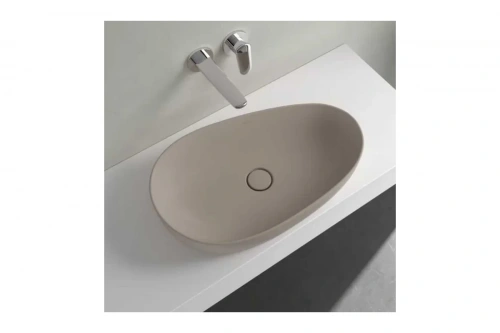 картинка Раковина накладная Villeroy & Boch Antao 650x400x146 мм, цвет Almond 4A74 65 AM 00337444 от магазина Сантехстрой