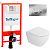картинка Комплект унитаза Cezares Stylus-Tor CZR-6601-TH-TOR/CZR-2316-SC с инсталляцией BelBagno BB026/BB081CR с сиденьем Микролифт и клавишей смыва Хром глянцевый от магазина Сантехстрой