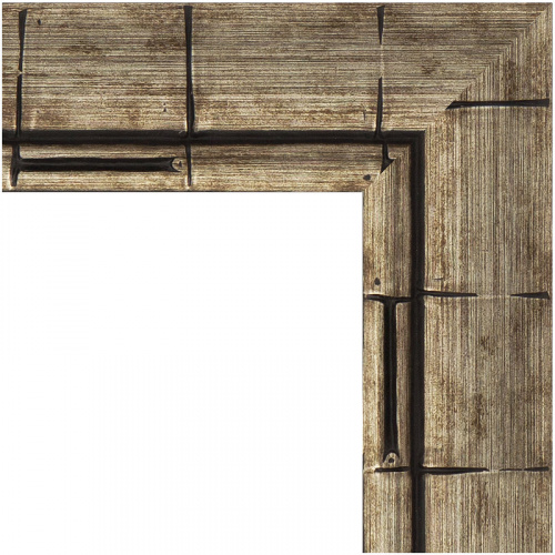 картинка Зеркало Evoform Exclusive-G Floor 198х78 BY 6307 с гравировкой в багетной раме - Серебряный бамбук 73 мм от магазина Сантехстрой