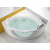 картинка Акриловая ванна Orans 140x140 65103a0 с гидромассажем от магазина Сантехстрой