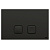 картинка Кнопка смыва Oli Plain 070829 черный Soft-touch от магазина Сантехстрой