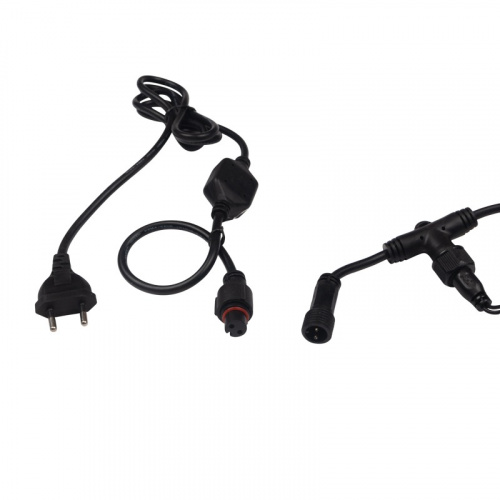 картинка Гирлянда Светодиодный Дождь 2х1,5м,  постоянное свечение,  черный провод,  230 В,  диоды ТЕПЛЫЙ БЕЛЫЙ от магазина Сантехстрой