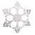картинка Елочная фигура Снежинка Морозко,  66 см,  цвет белый от магазина Сантехстрой