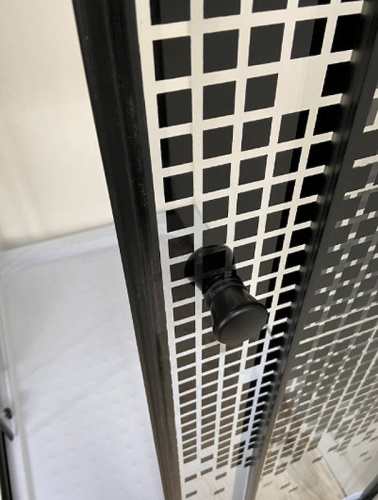 картинка Душевой уголок Niagara Eco 120х80 NG-012-14Q Black профиль Черный стекло с рисунком от магазина Сантехстрой