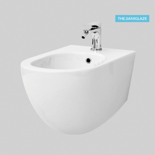 картинка Биде, Artceram, File 2.0, тип установки-подвесной, ширина, мм-370, глубина, мм-520, высота, мм-330, форма чаши-овальная, отверстия для смесителя-1, материал-керамика, вид грязеотталкивающего покрытия-Saniglaze, крепления в комплекте, цвет-черный матовый от магазина Сантехстрой