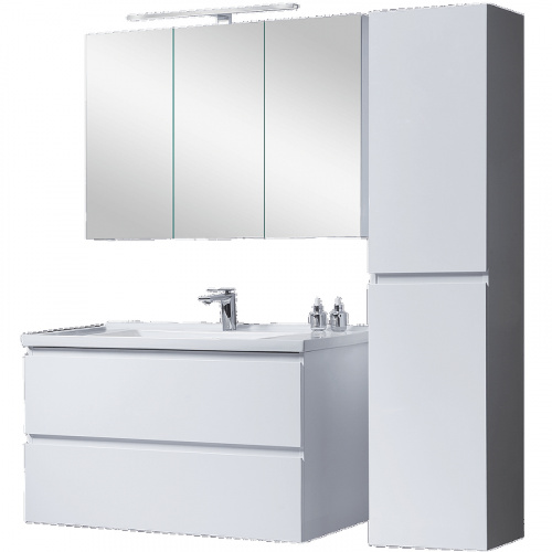 картинка Шкаф пенал Orans BC-4023W 35 4023wuv005 Белый глянец от магазина Сантехстрой