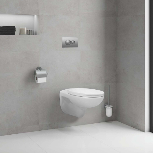 картинка Унитаз подвесной Loranto Fredo 355х550х410 безободковый, с быстросъемным сиденьем микролифт (CS-WH8005) от магазина Сантехстрой