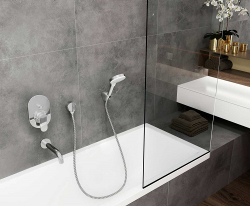 фото смеситель для ванны hansgrohe 71449000 хром