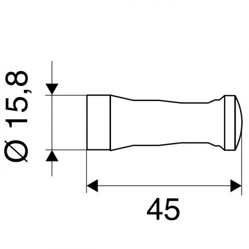 картинка EMCO Rondo2 Крючок, 45мм, цвет хром от магазина Сантехстрой
