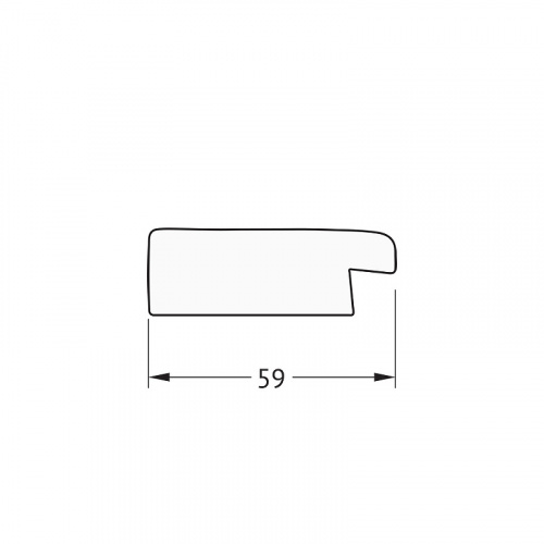 картинка Зеркало Evoform Definite 114х64 BY 0736 в багетной раме - Травленое золото 59 мм от магазина Сантехстрой