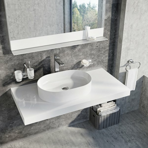 картинка Раковина-чаша Ravak Ceramic O Slim 55 XJX01155001 Белая от магазина Сантехстрой